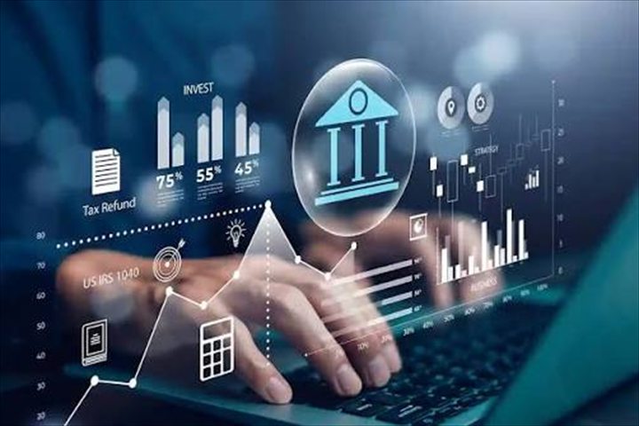 Digital banking interface, representing ResultKey financial services clients